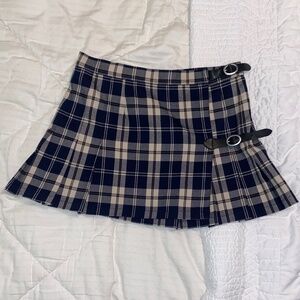 brandy melville plaid mini skirt one size john galt